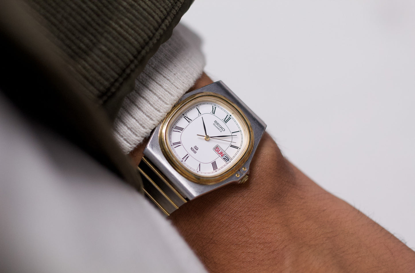 1982 Seiko SQ 'Baby Nautilus' Two Tone Men's Wrist-Watch