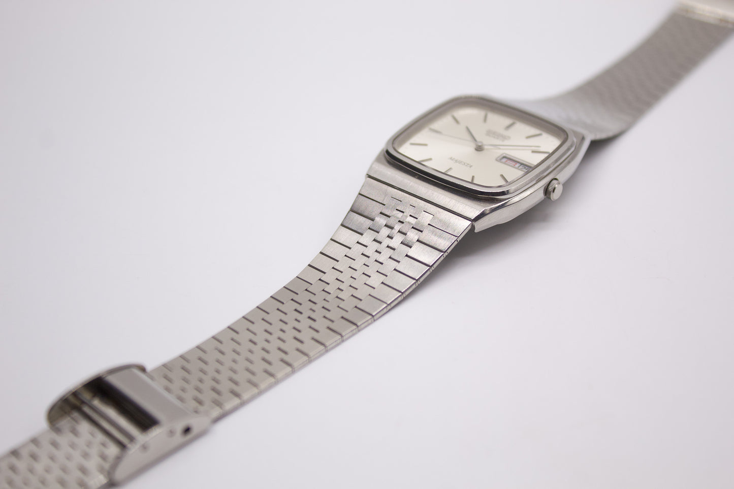 1983 Seiko Majesta Silver Sunburst Dial Men's Wrist-Watch W/Box