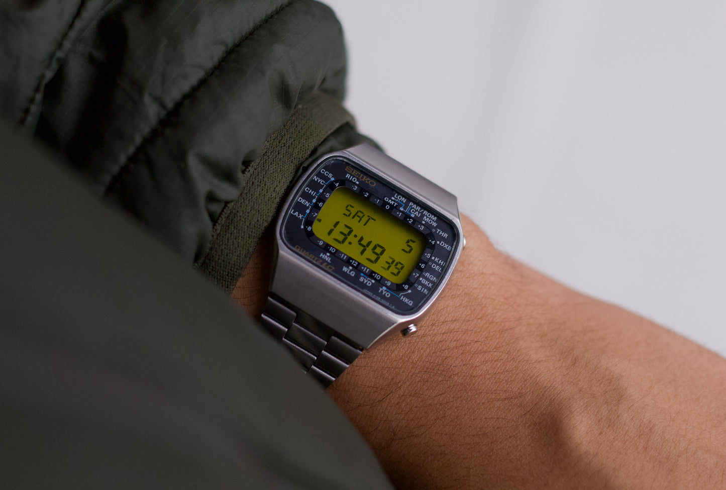 1978 Seiko Digital 'Pan-Am Lemon Face' Men's Wrist-Watch