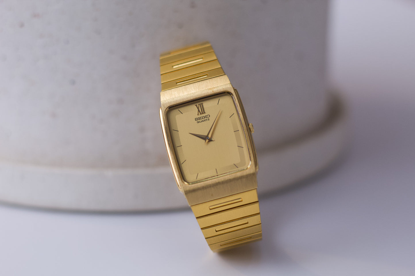 1997 Seiko Quartz Golden Tank Men's Wrist-Watch