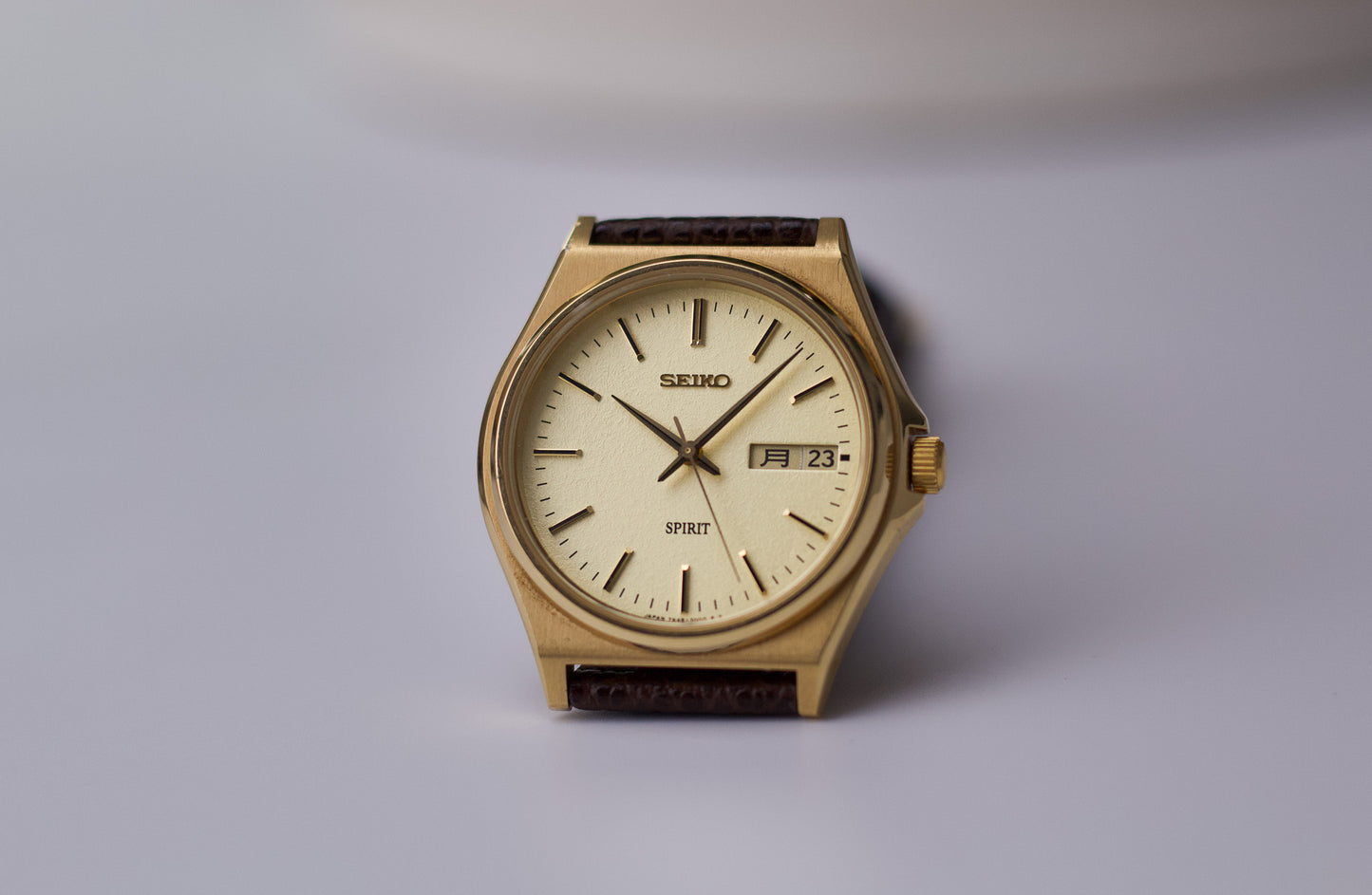 1996 Seiko Spirit Quartz 'Golden Snowflake Dial' Men's Wrist-Watch