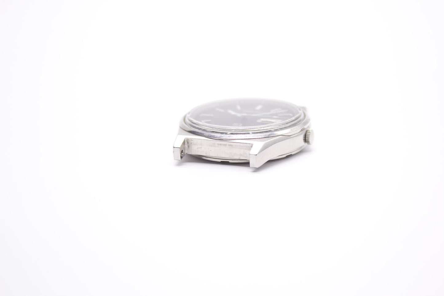 1981 Seiko SQ Quartz Matte Black Dial Men's Wrist-Watch