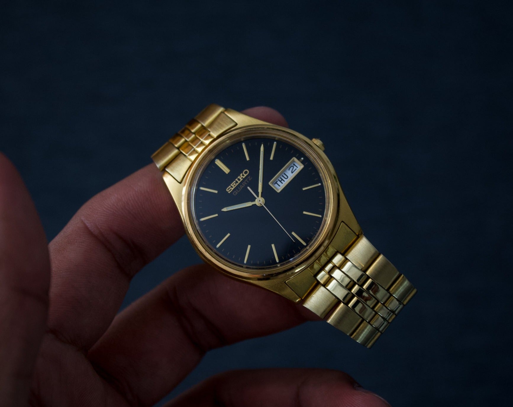 1993 Seiko Gold Toned Quartz Men's Wrist-Watch – Mecalco