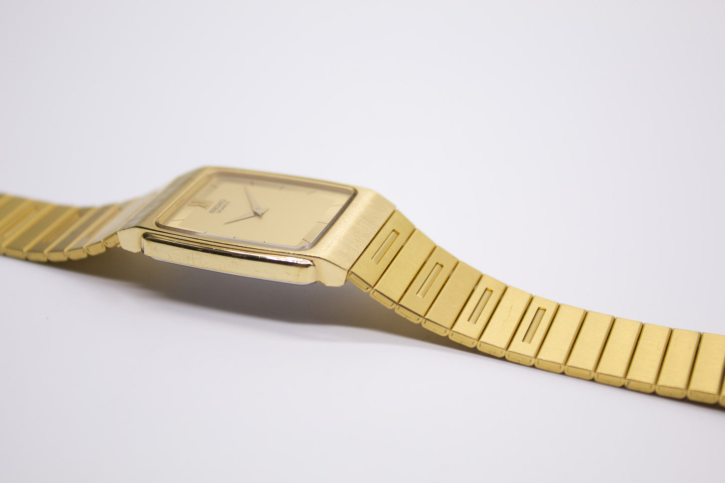 1997 Seiko Quartz Golden Tank Men's Wrist-Watch