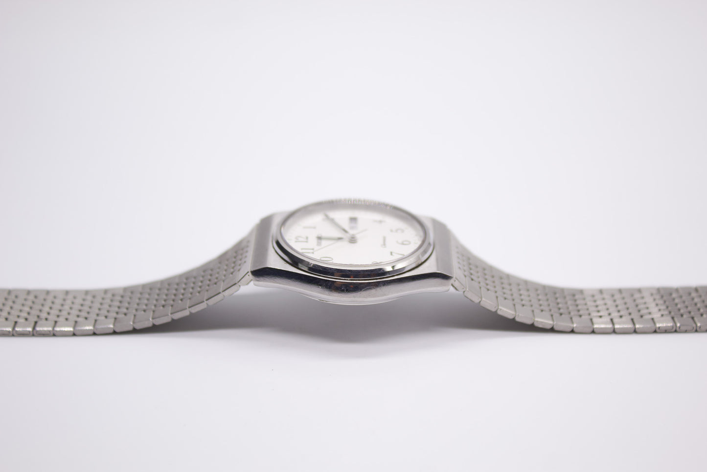 1982 Seiko Chronos Silver Dial Men's Wrist-Watch