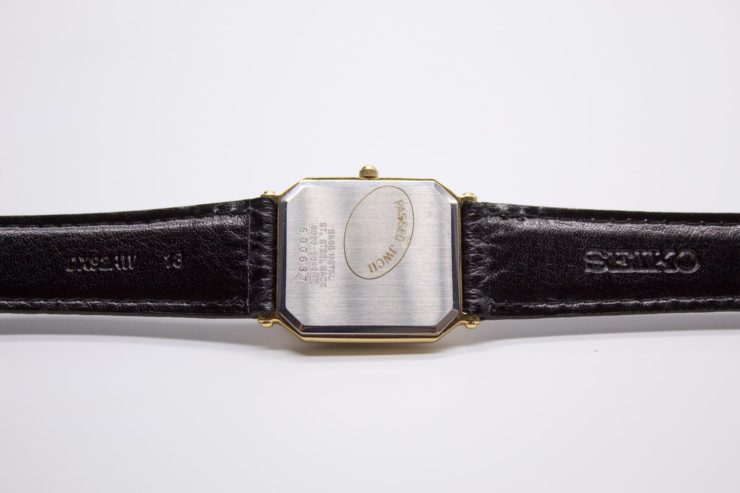 1985 Seiko 'Tank' Gold Toned Men's Wrist-Watch