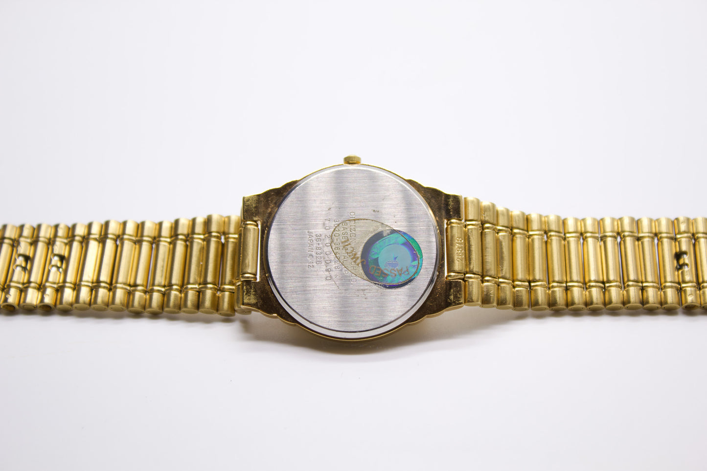 1990s Citizen Gold Toned Dial Men's Sports Dress Watch