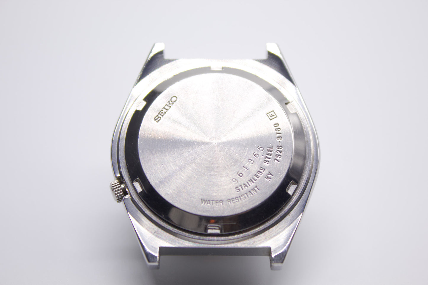1999 Seiko 5 Deep Black Linear Dial Men's Wrist-Watch