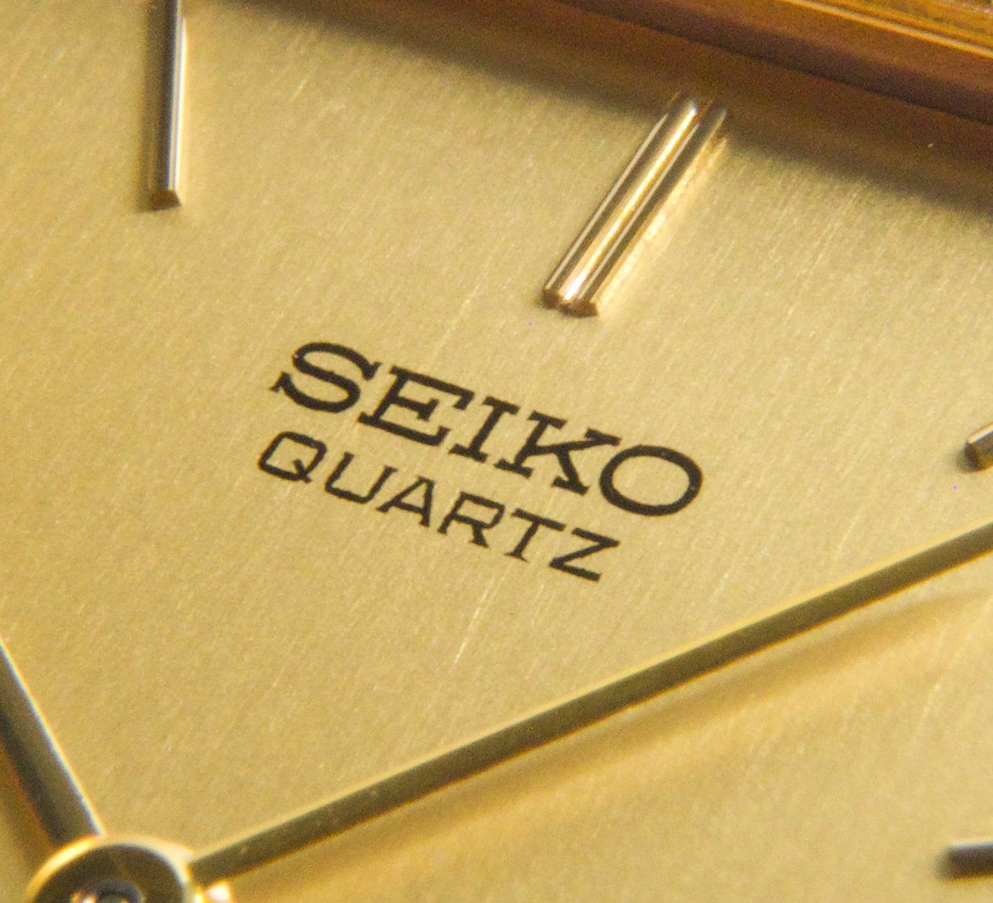 1986 Seiko Quartz Golden Tank Men's Wrist-Watch