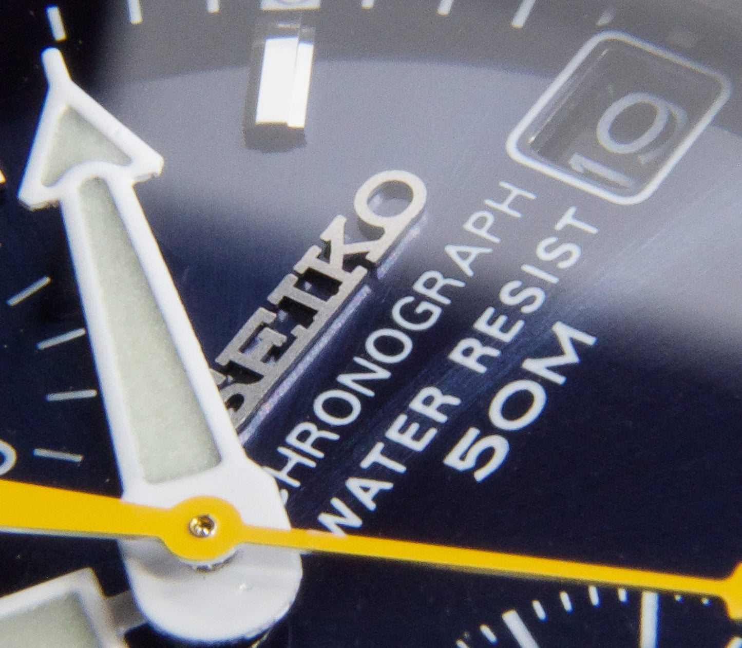 1999 Seiko Marine Blue Dial Chronograph Men's Wrist-Watch