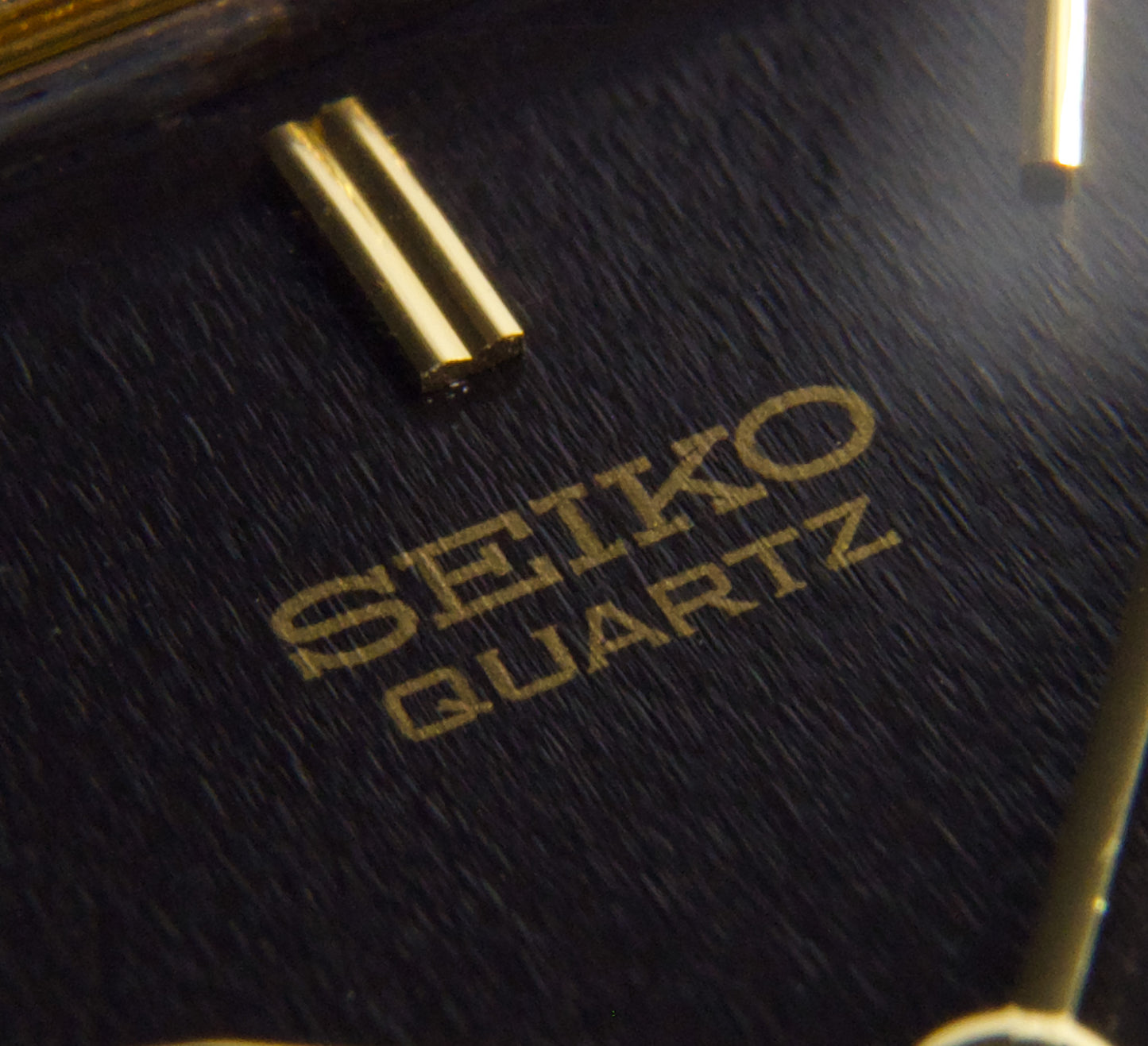 1988 Seiko Quartz Charcoal Dial Men's Wrist-Watch