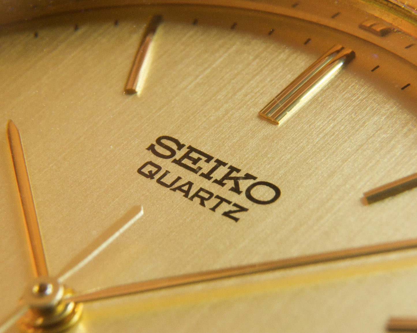 1991 Seiko Warm Gold Toned Men's Dress Wrist-Watch