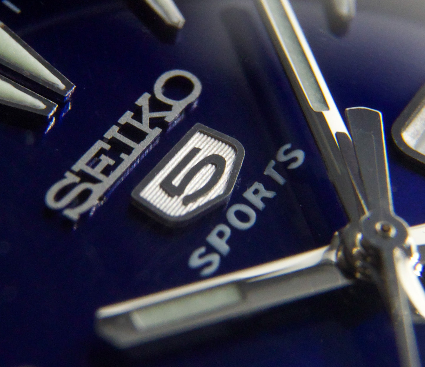 Near Mint 2000s Seiko 5 'Baby VC Overseas' Deep Ocean Blue Automatic Wrist-Watch