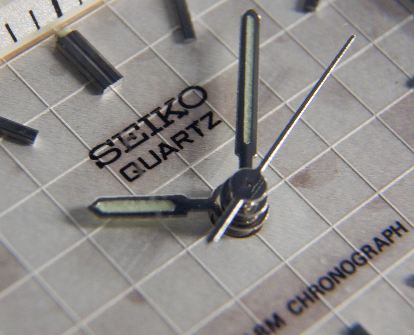 1990 Seiko Digital Chronograph Marble Finish Men's Wrist-Watch