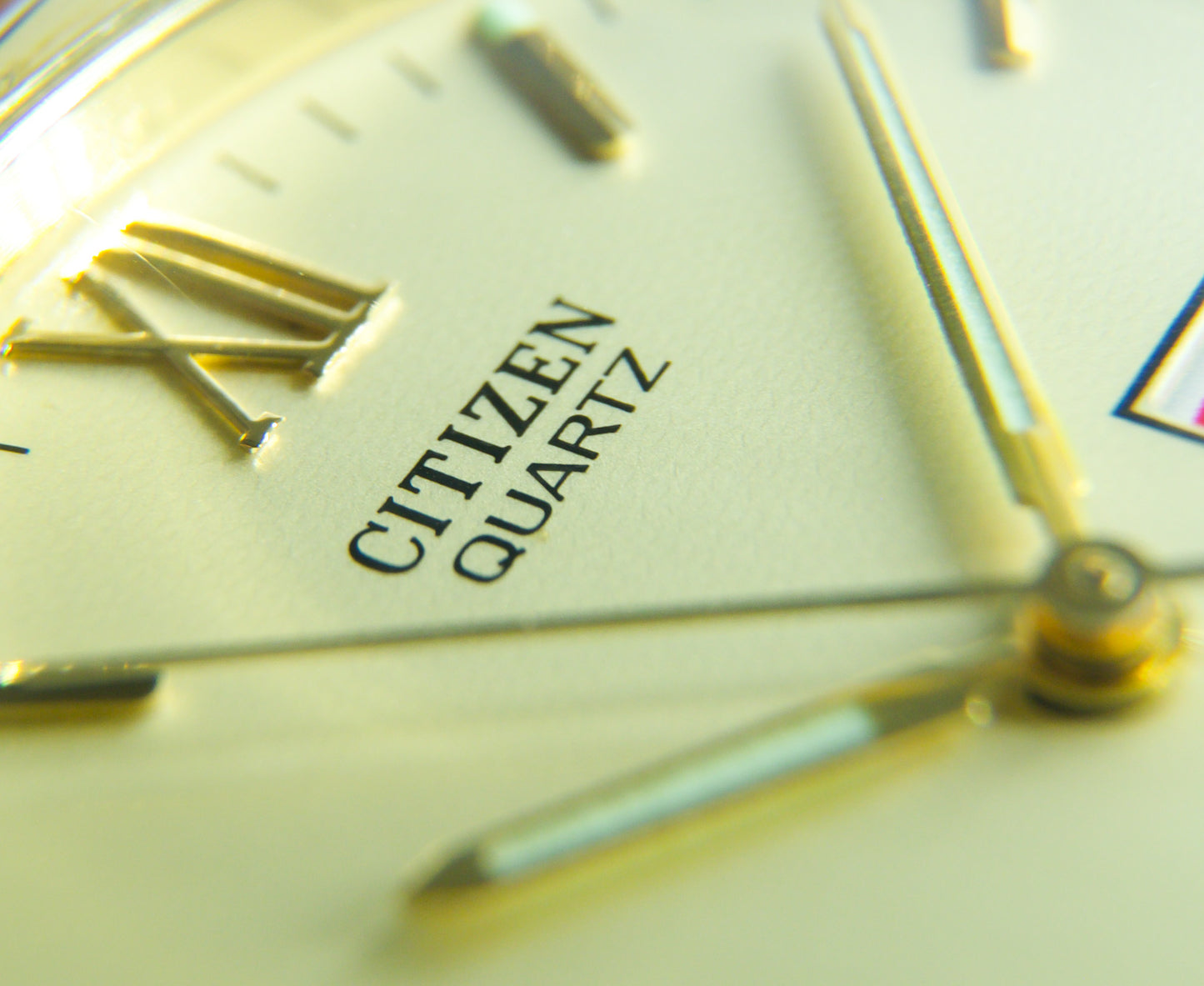 1990s Citizen Quartz Gold Toned Men's Dress Watch
