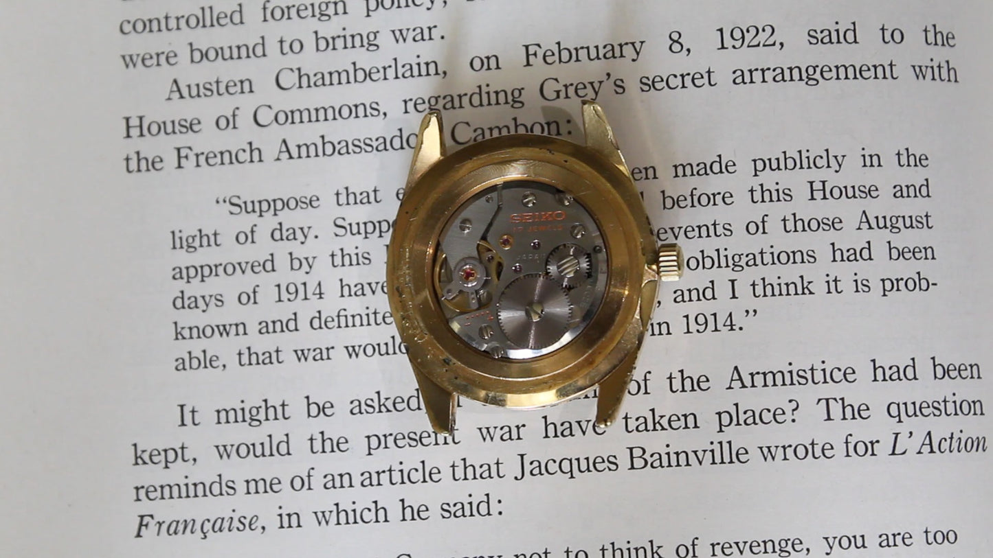 Vintage 1960's Seiko Sportsman mechanical watch