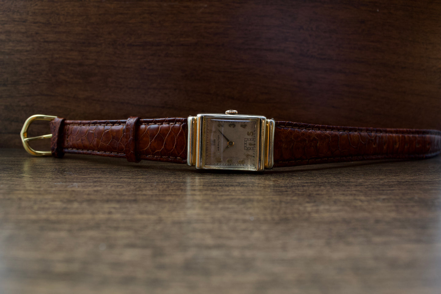 Vintage 1930's Hamilton Tank Style Watch