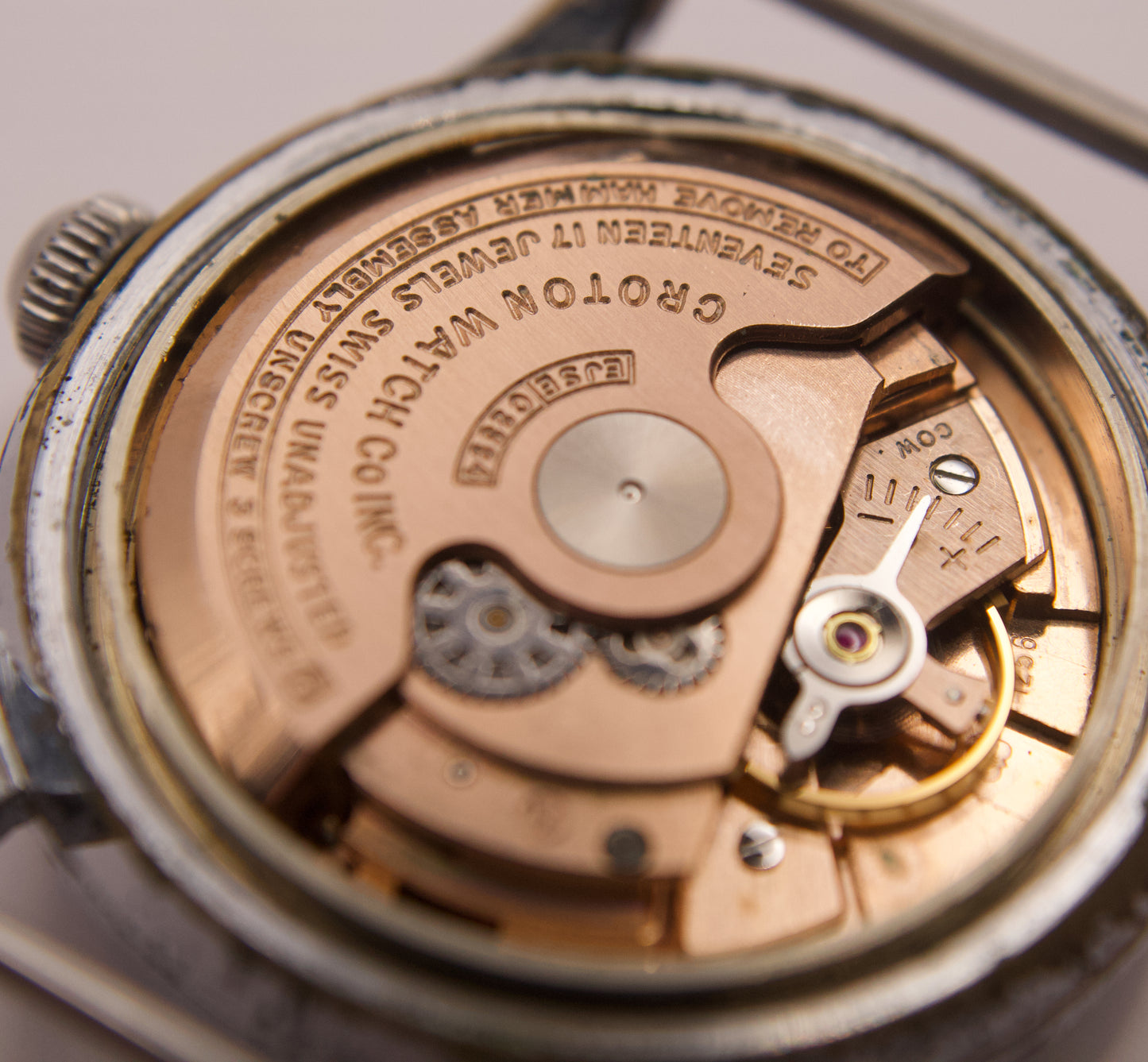 Vintage 1950s Croton Aquamatic Men's Wrist-Watch