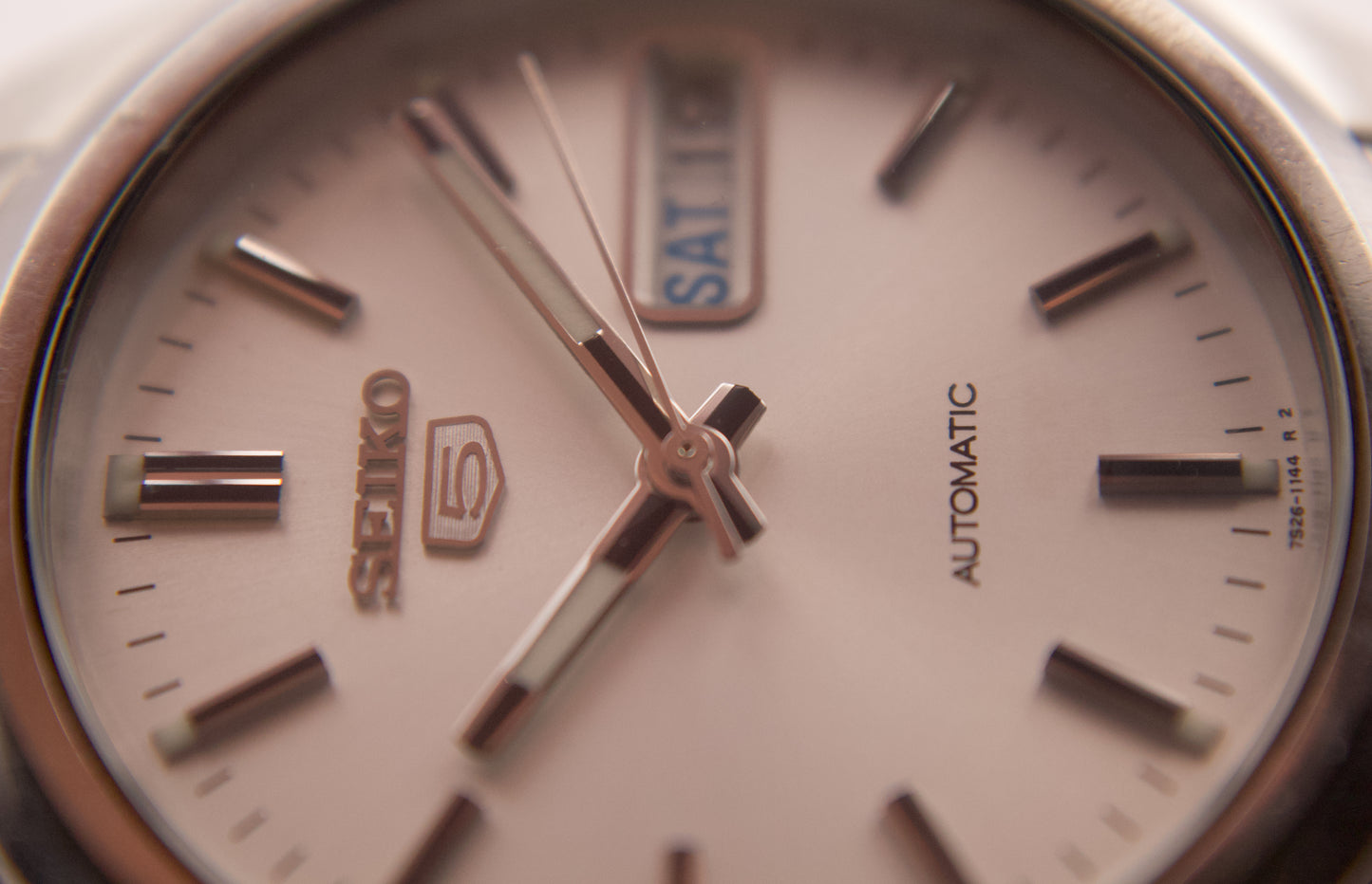 1999 Seiko 5 7S26-0600 White Dial