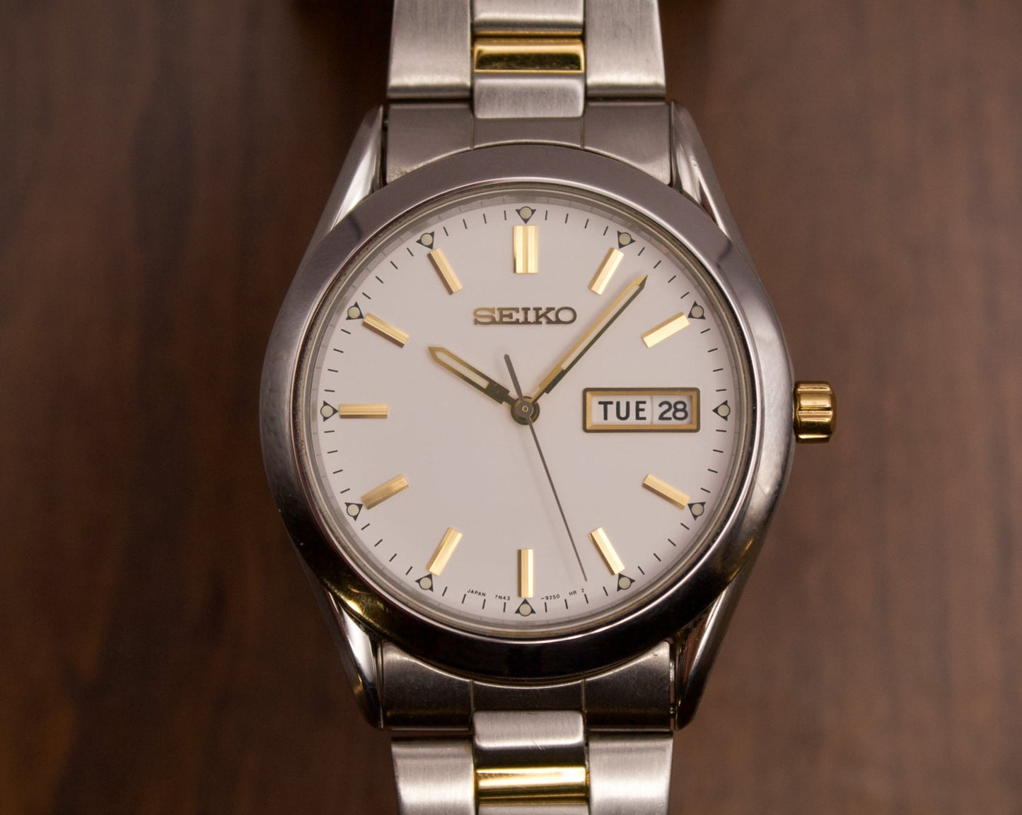 1994 Seiko Two Tone Men's Quartz Wrist Watch