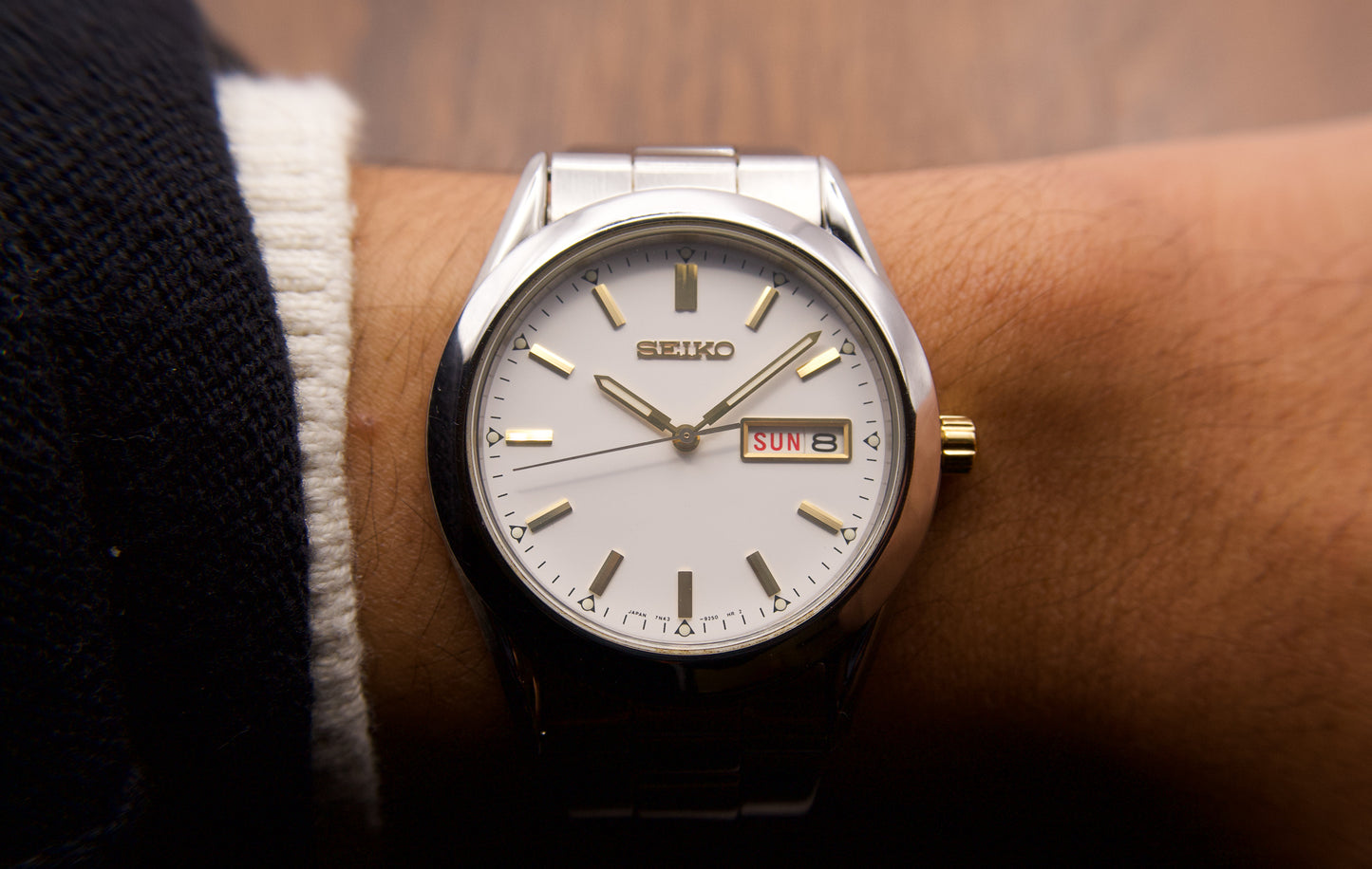 1994 Seiko Two Tone Men's Quartz Wrist Watch