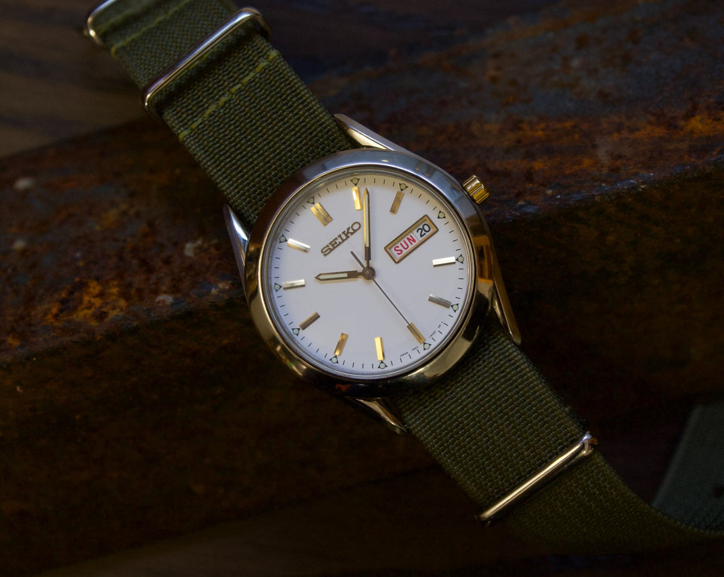 1994 Seiko Two Tone Men's Quartz Wrist Watch