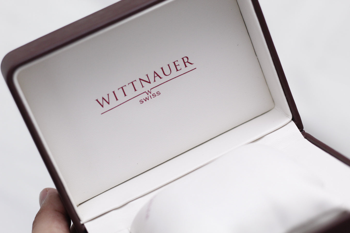 2000s Wittnauer Quartz Inky Black Gemstone Dial Men's Wrist-Watch W/Box & Papers