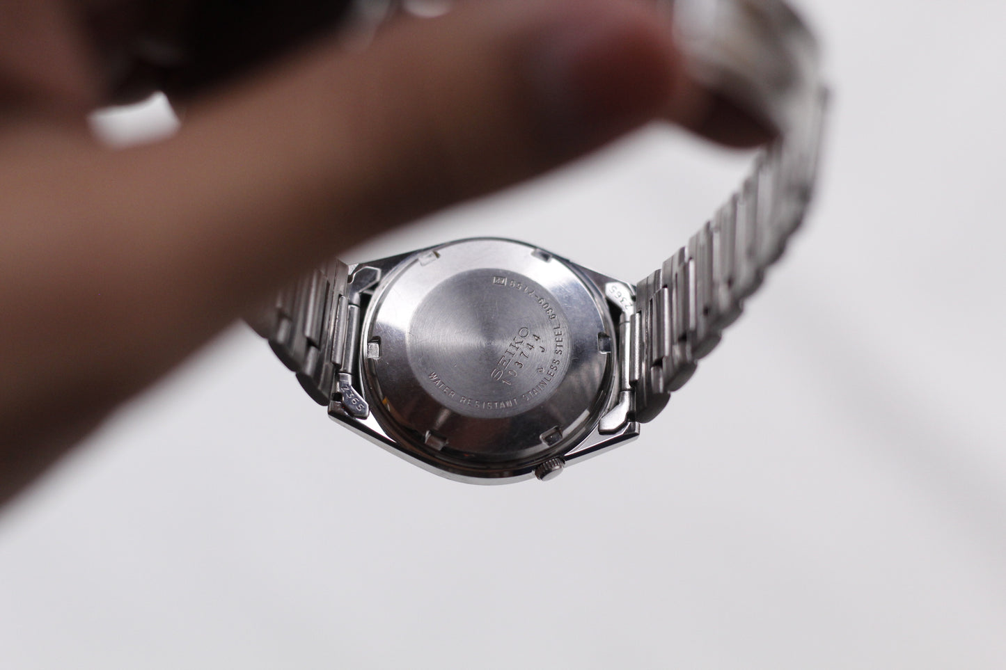 1981 Seiko 5 Automatic Marine Blue Sunburst Dial