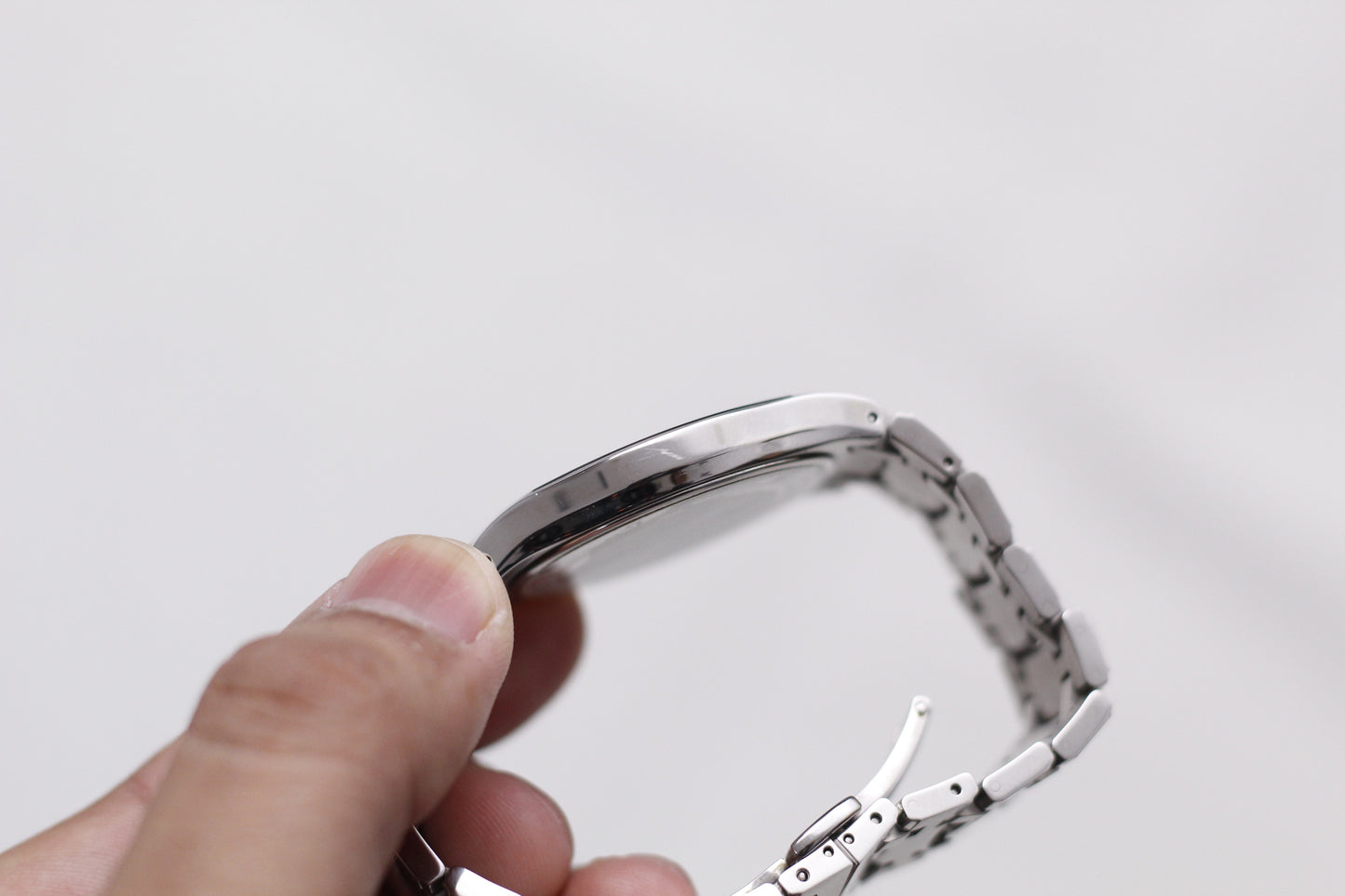 2000s Wittnauer Quartz Inky Black Gemstone Dial Men's Wrist-Watch W/Box & Papers