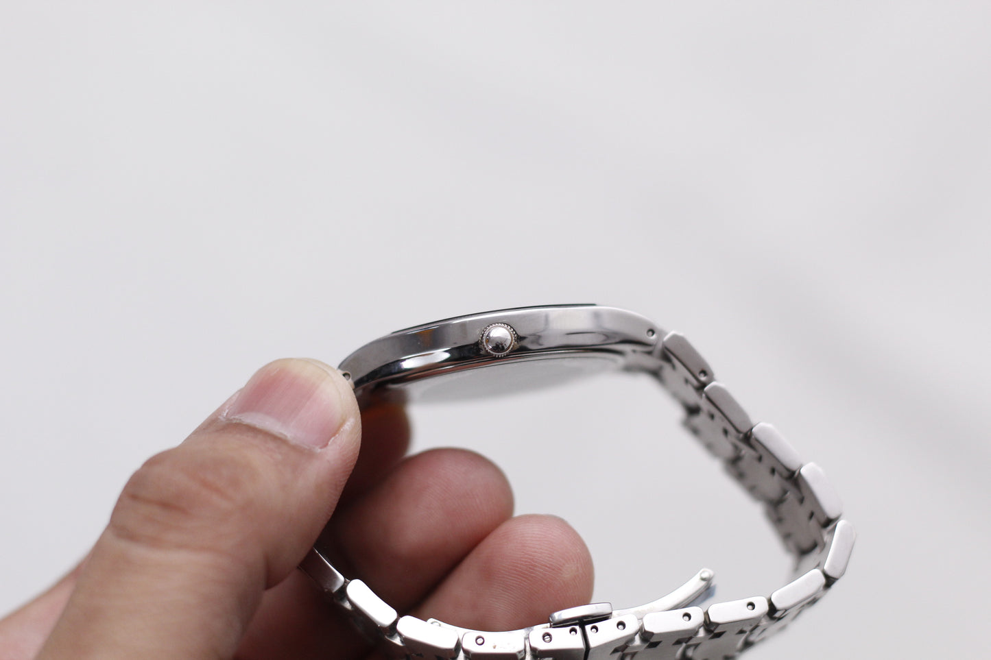 2000s Wittnauer Quartz Inky Black Gemstone Dial Men's Wrist-Watch W/Box & Papers