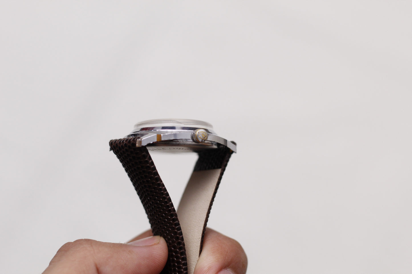 [Serviced] 1969 Caravelle Mechanical Silver Sunburst Dial Men's Wrist-Watch