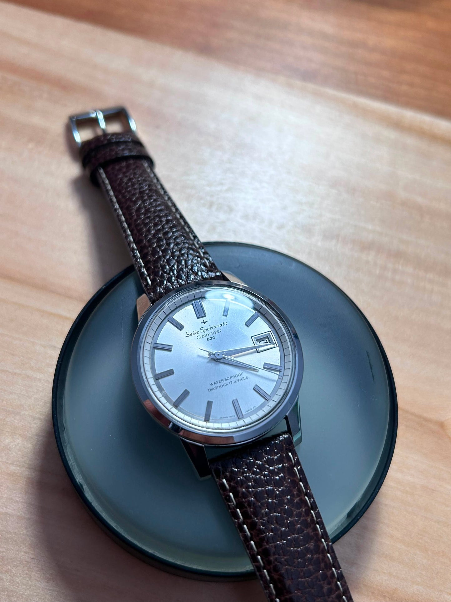[Reserved] 1965 Seiko Sportsmatic Silver Sunburst Dial Men’s Wrist-Watch