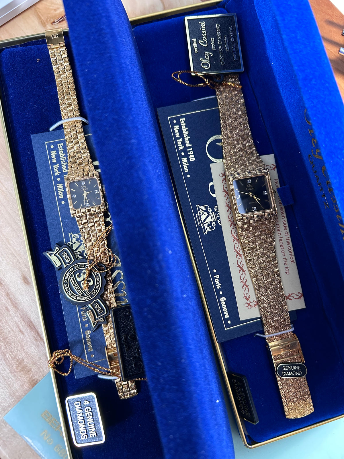 [Reserved] New Old Stock Oleg Cassini Couple’s Set