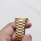 [New Old Stock] 1986 Seiko SQ Quartz Brushed Golden Logo Dial Men's Wrist-Watch W/Tag