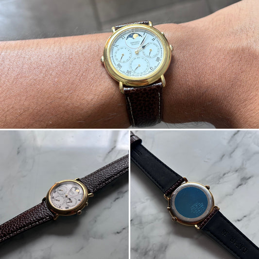 [Reserved] 1988 Seiko Quartz Moonphase Men’s Wrist-Watch