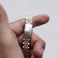[Mint] 1996 Pulsar Quartz 'Baby Day-Date' Two Tone Lady's Wrist-Watch