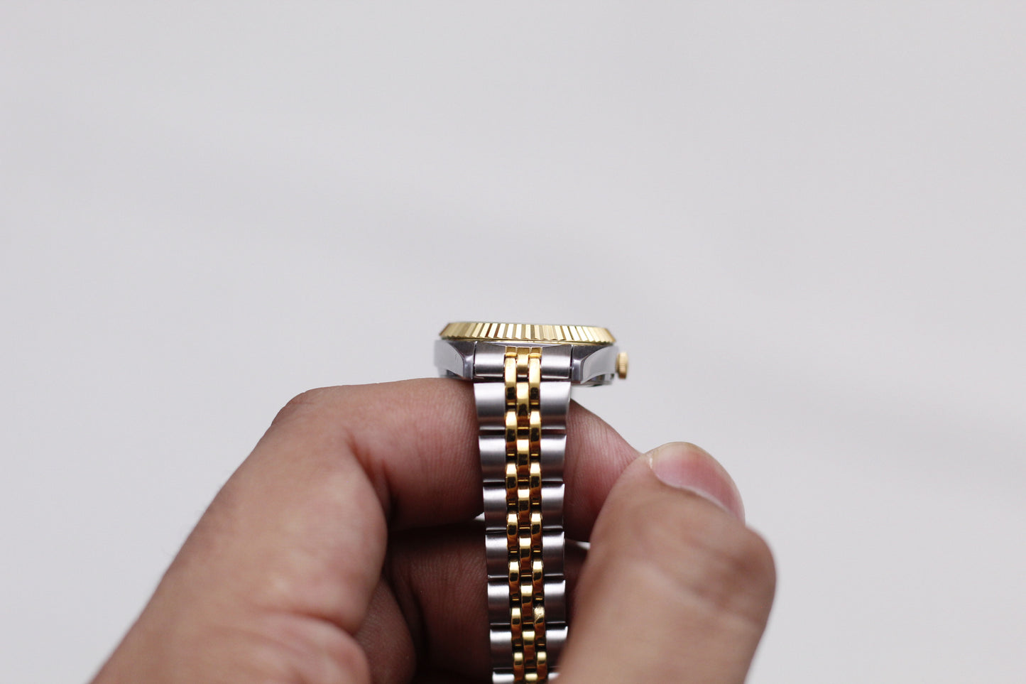 [Mint] 1996 Pulsar Quartz 'Baby Day-Date' Two Tone Lady's Wrist-Watch