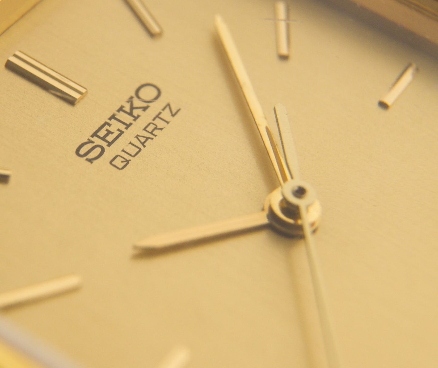 1985 Seiko Quartz Gold Toned Men's Watch W/Box