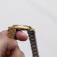 [New Old Stock] 1986 Seiko SQ Quartz Brushed Golden Logo Dial Men's Wrist-Watch W/Tag