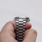 [Serviced] 1990 Seiko 5 Straight Grain Silver Dial Men's Wrist-Watch W/Box & Papers