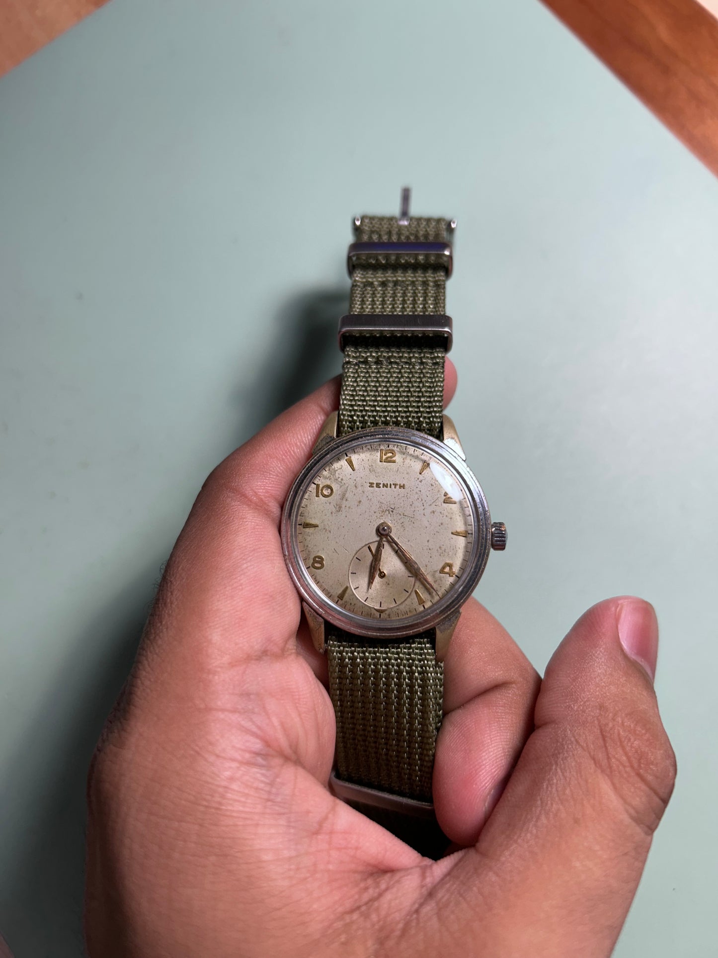 [Reserved] 1950s Zenith Mechanical Men’s Wrist-Watch