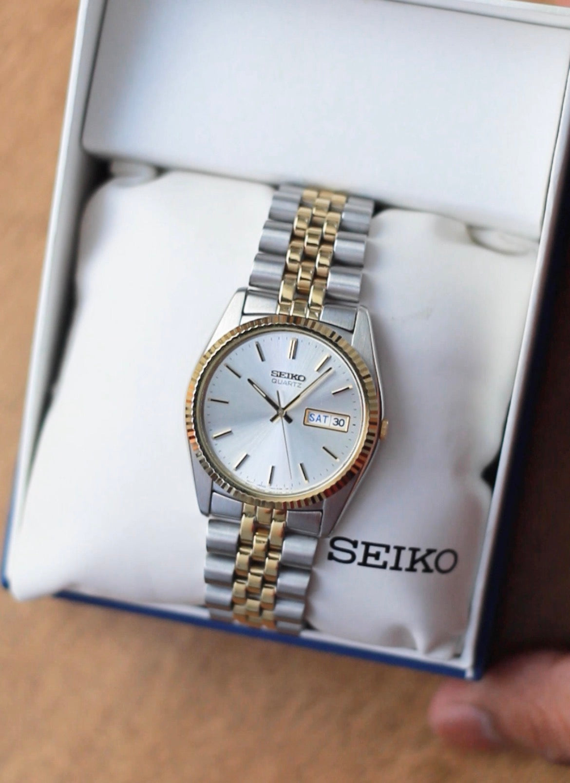[Mint] 2006 Seiko Baby Day-Date W/Box & Papers