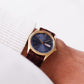 1998 Citizen Quartz 'Baby Day-Date' Marine Blue Dial Men's Wrist-Watch