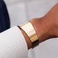 1985 Seiko Quartz White Roman Dial Golden Tank Men's Wrist-Watch W/Box