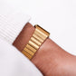 1989 Citizen Quartz I Black Dial Golden Tank Men's Wrist-Watch