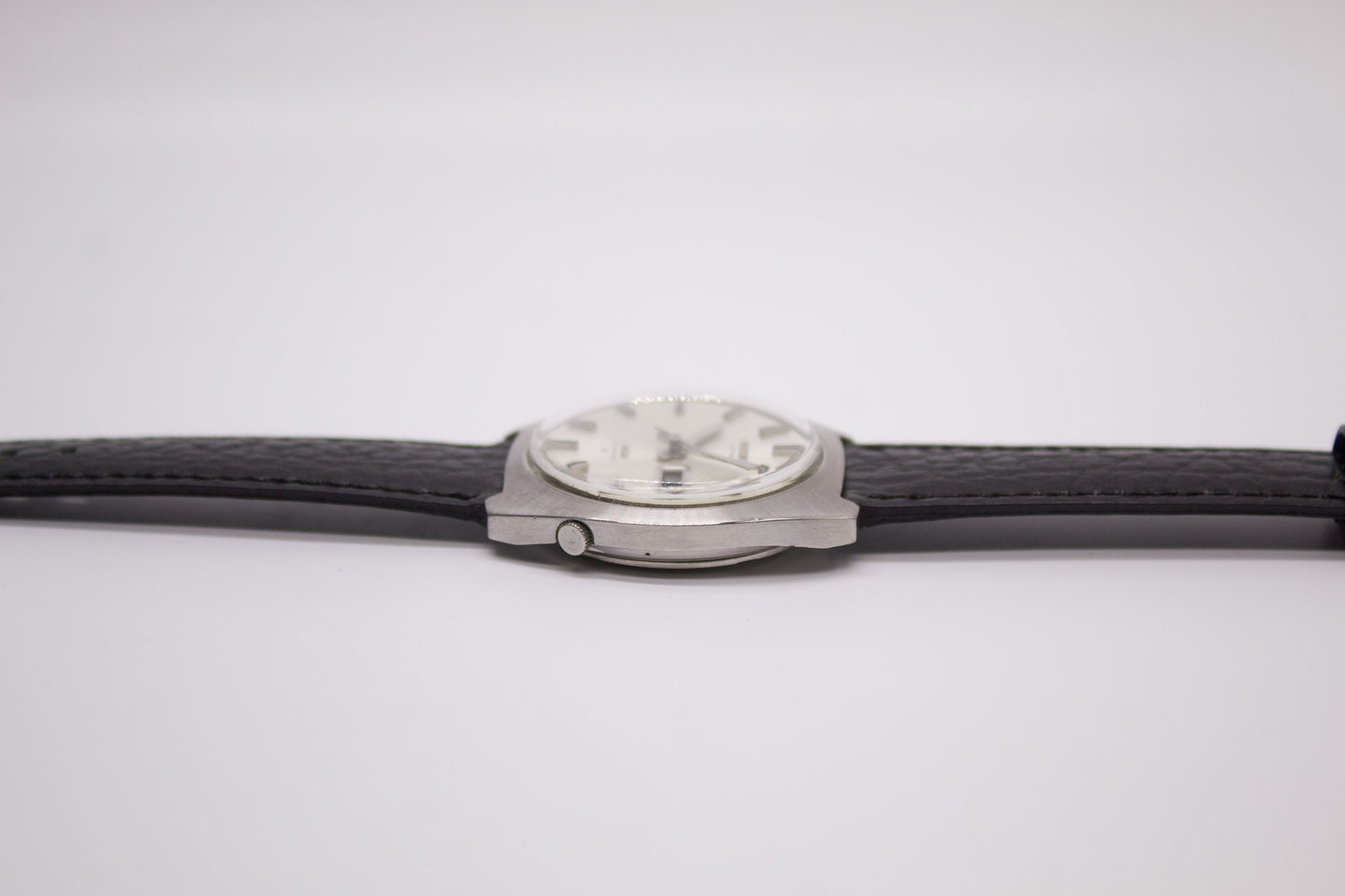 [Serviced] 1968 Seiko DX Automatic Silver Sunburst Men's Wrist-Watch