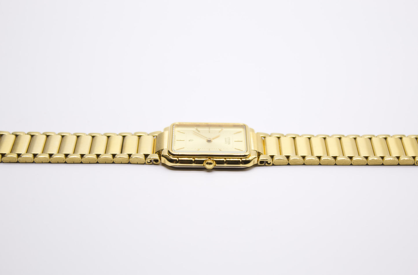 [Mint] 1990s Citizen Gold Toned Tank Men's Wrist-Watch