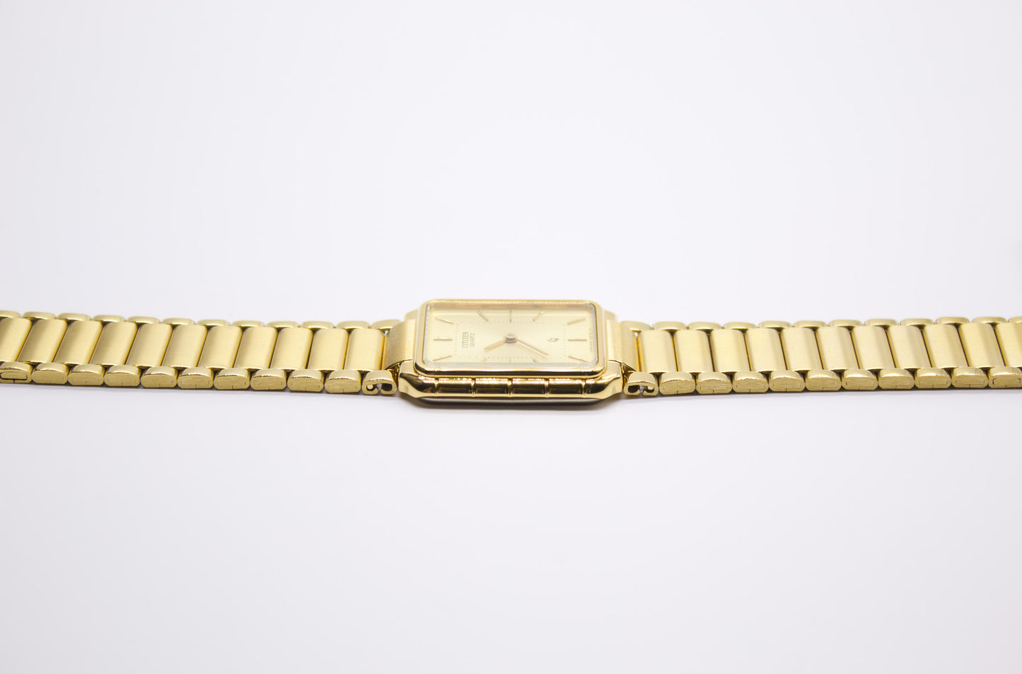 [Mint] 1990s Citizen Gold Toned Tank Men's Wrist-Watch