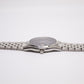 1998 Seiko Quartz Marine Blue Sunburst Grain Dial Men's Wrist-Watch