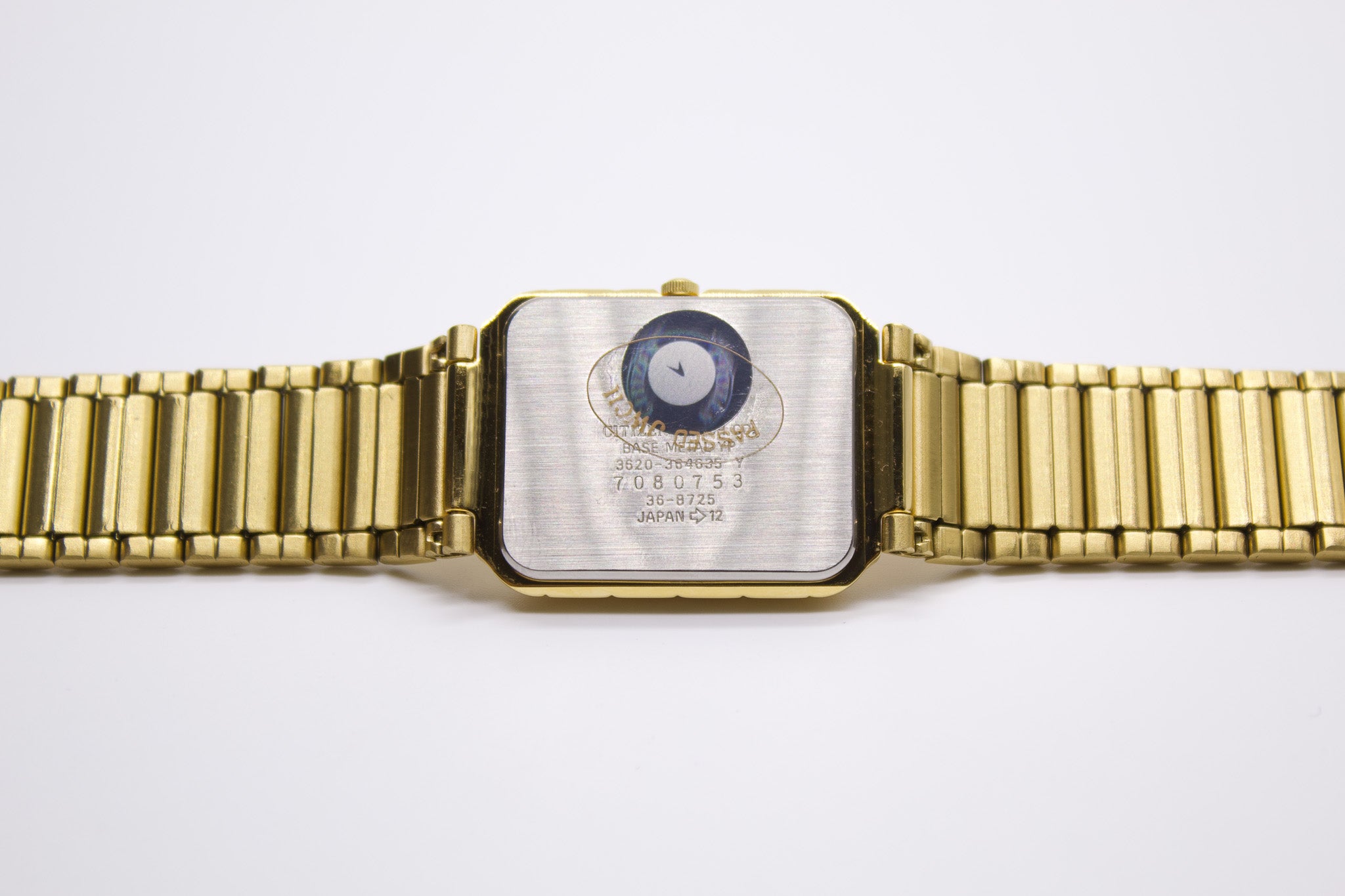 Mint] 1990s Citizen Gold Toned Tank Men's Wrist-Watch – Mecalco & Co.